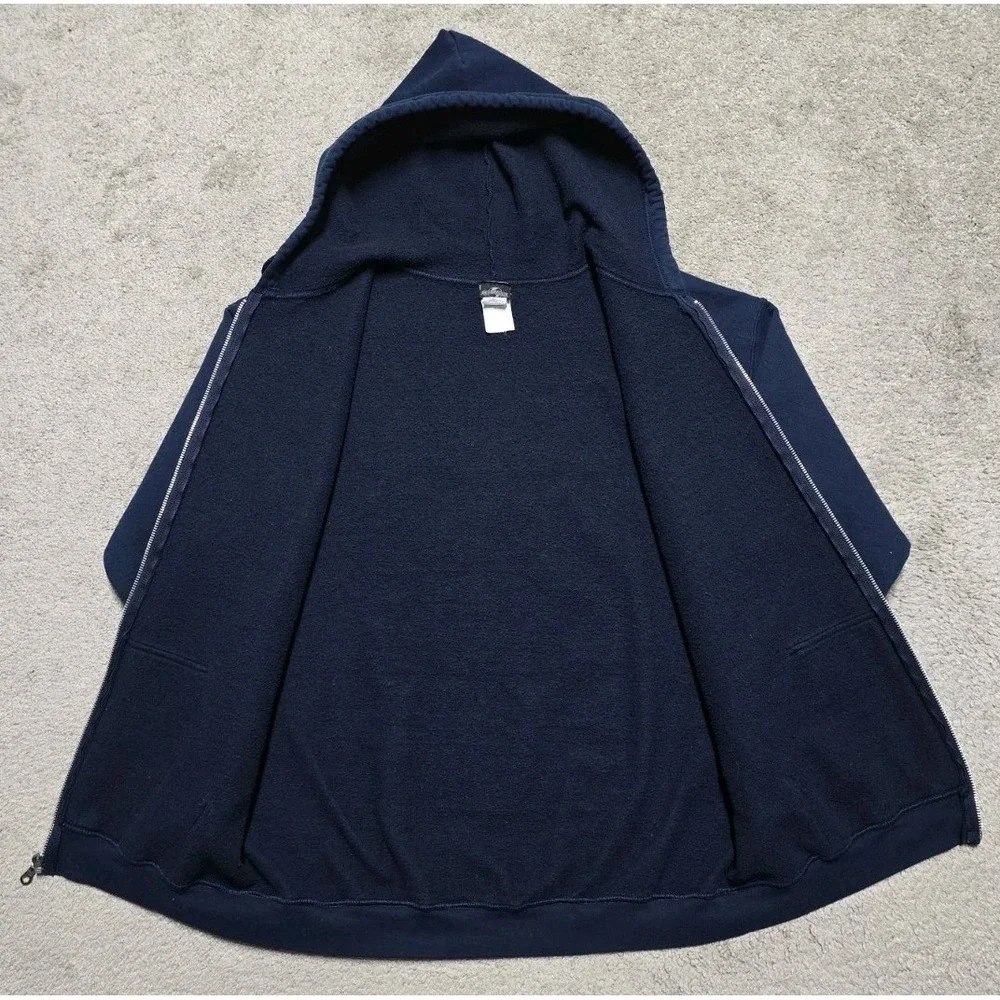 Disney‎ Universal Studio Full Zip Up Hoodie Mens L Blue Double Sided